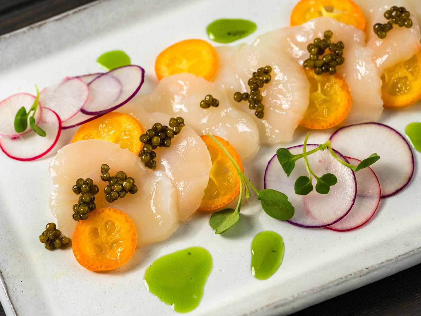 Scallops with citrus